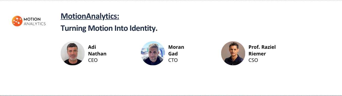 MotionAnalytics β team and one-line pitch